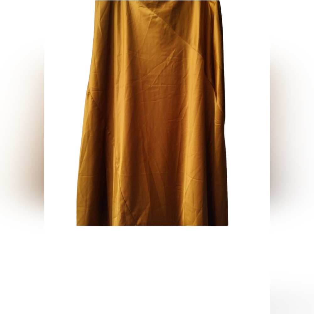 Ellison Mustard Midi Skirt